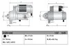 Стартер (12В, 1кВт, новий із заставою) HONDA ACCORD VII 2.0/2.4 02.03-05.08 DENSO DSN1406 (фото 3)