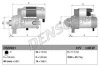 Стартер (12В, 1кВт, новий із заставою) TOYOTA YARIS 1.0/1.3 04.99-09.05 DENSO DSN931 (фото 1)