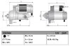 Стартер (12В, 2кВт, новий із заставою) LEXUS IS II TOYOTA AURIS, AVENSIS, COROLLA, COROLLA VERSO, RAV 4 III, VERSO 2.0D/2.2D 07.05-10.18 DENSO DSN984 (фото 4)