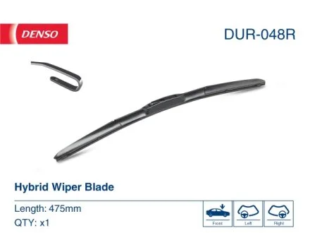 Щетка стеклоочистителя КАРКАСНЫЙ HYBRID / 475 ММ DENSO DUR048R