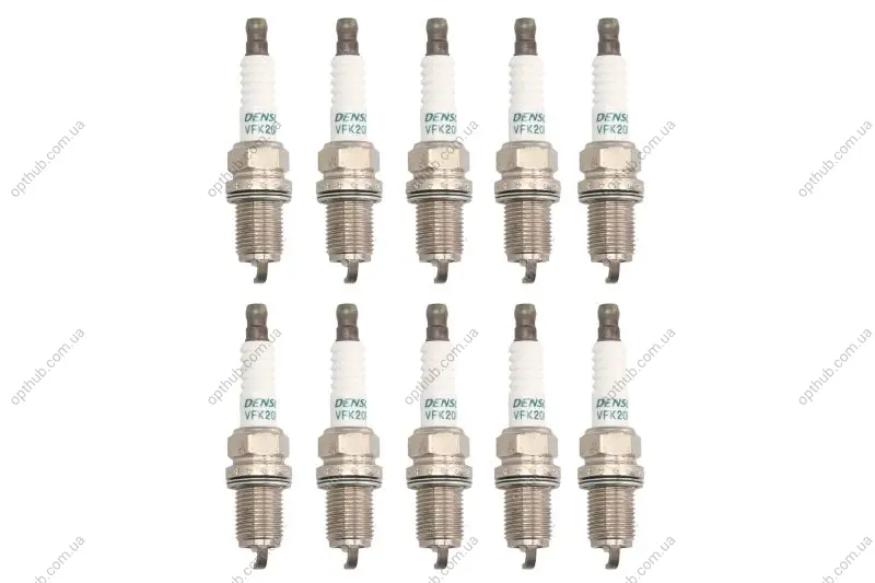 Свічка запалювання (ціна за 1шт) HONDA CITY V, CIVIC VIII, CR-Z, JAZZ III MITSUBISHI OUTLANDER II 1.2-2.0 09.05- DENSO VFK20F (фото 1)