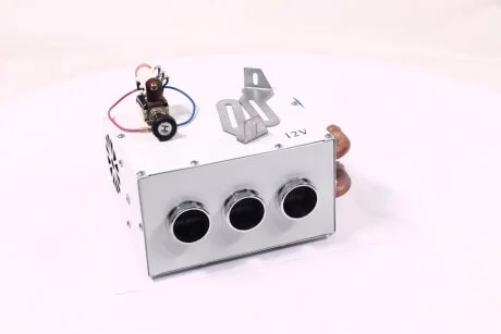Печка / обогреватель / отопитель салона дополнительный на 3 сопла 12V для автомобилей ПАЗ, ТАТА, РУТА (пр-во ДК) Dk-Дорожная Карта DK-41.035-1033