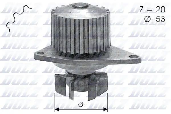 Насос водяний (вир-во Dolz) C.I.U DOLZ C110 (фото 1)