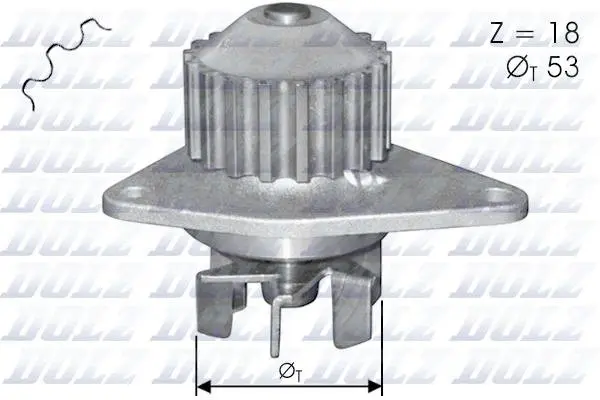 Насос водяний (вир-во Dolz) C.I.U DOLZ C114 (фото 1)
