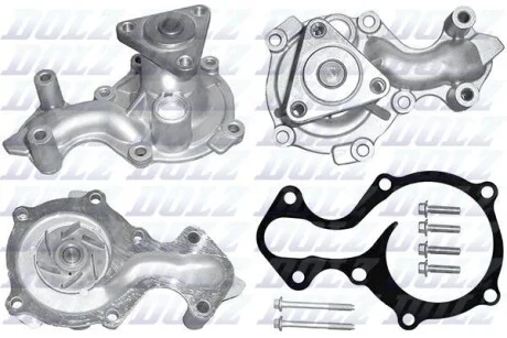 Помпа водяна FORD: B-MAX, C-MAX, ECOSPORT, FIESTA, FOCUS, MONDEO, TOURNEO 1,0 ECOBOOST 2012 -> DOLZ F207