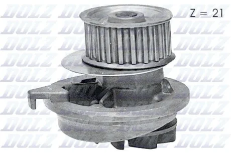 Помпа водяна OPEL KADETT 1.7D 1/1989- DOLZ O118