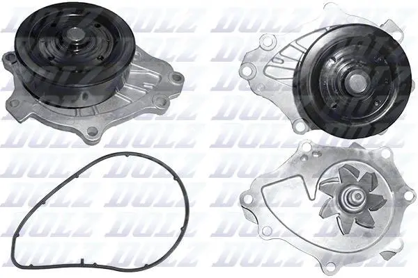 Помпа водяна TOYOTA AURIS (UKP150) 2.0D-4D 2/2007-> / TOYOTA AVENSIS (T27) 2.2D-4D 16V 11/2008-> / TOYOTA DOLZ T231 (фото 1)