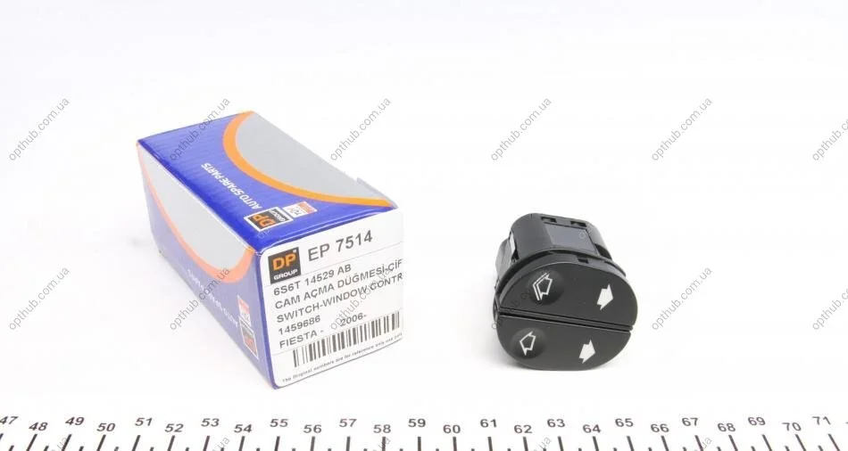 Кнопка склопідіймача Ford Transit Connect 02-13 DP (opt-om) DP Group EP 7514 (фото 1)