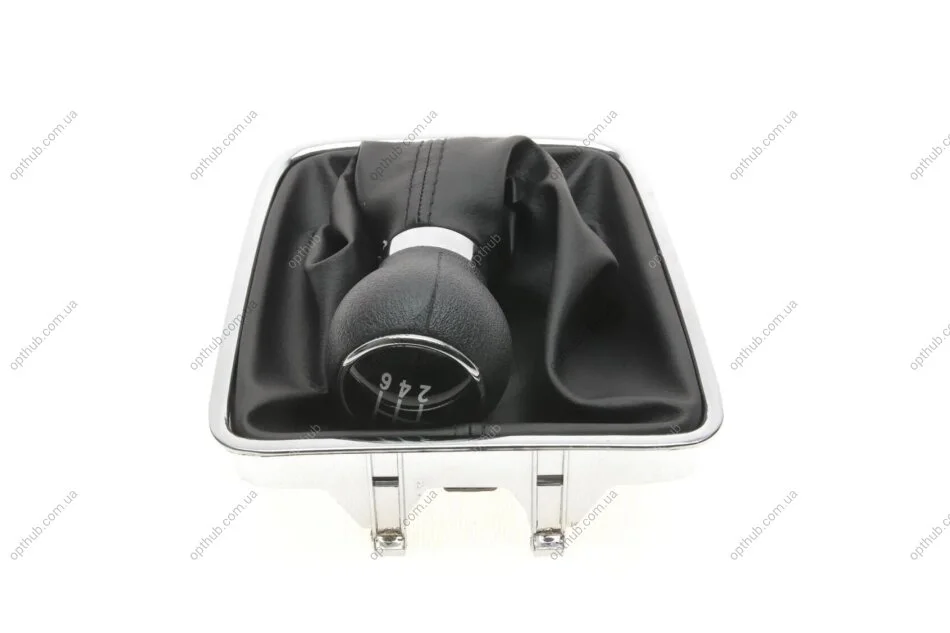Ручка КПП с пыльником черный 6 ступ VW Sharan (11-), Tiguan (08-)/Seat Alhambra (10-) DPA 77111635102 (фото 1)