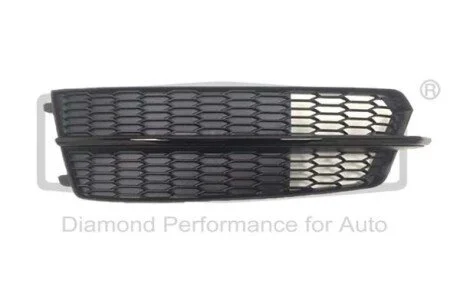 Решетка противофотуманной фары правая (черная) Audi A6 (11 -) DPA 88071841202