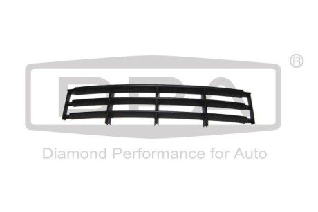 Решітка радіатора нижня середня Skoda Fabia II (542) (06-14),Roomster Praktik (5J) (06-15) DPA 88531190402