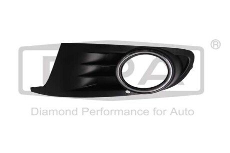 Решетка противотуманной фары с отверстием левая VW Golf VI (5K1) (08-13) DPA 88531235702