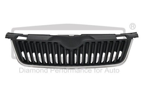 Решетка радиатора без эмблемы (комплект) Skoda Fabia II (542) (07-14),Roomster Praktik (5J) (10-15) DPA 88531640602