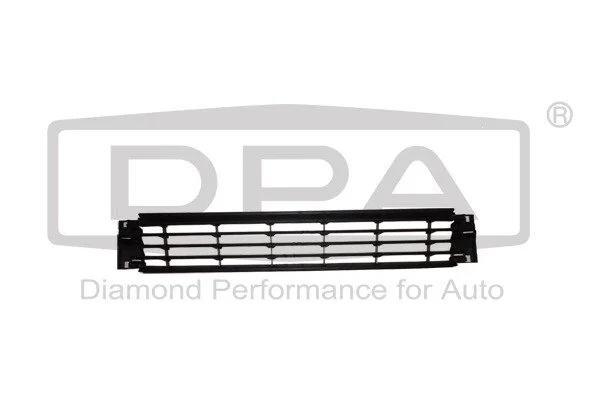 Решетка радиатора нижняя средняя (черная)) VW Polo (09-14) DPA 88531691702 (фото 1)