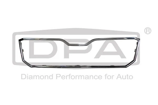 Рамка радиаторной решетки хромированная Skoda Superb (15-) DPA 88531817302 (фото 1)