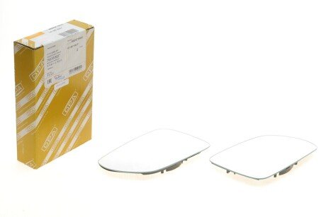 Скло дзеркала (з підігрівом) Skoda Octavia 04-13/VW Polo 01- (R) (opt-om) DPA 88570719602