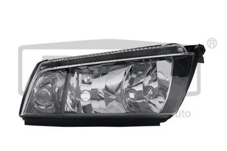 Фара левая с моторчиком (черная рамка) Skoda Fabia New DPA 89410198102