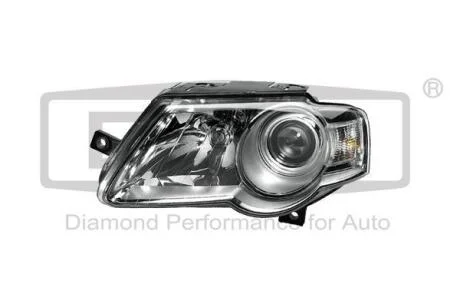 Фара ліва галогенова з лінзою, моторчиком та лампою VW Passat (05-11) DPA 89410402902