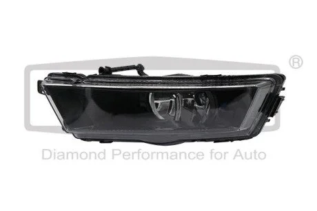 Фара противотуманная правая (галоген., черная) Skoda RAPID (NH3) (12 -) DPA 89411789102