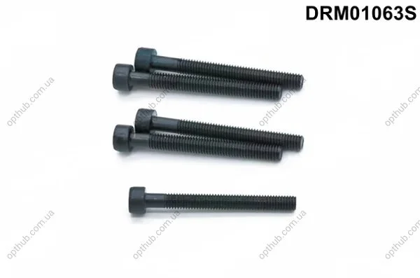 Комплект болтів з головкою системи TORX з чорного металу DR.MOTOR DRM01063S (фото 1)