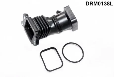 Шланг вентиляції пластиковий з фітингами DR.MOTOR DRM0138L