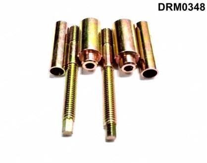 Набор болтов с шестигранной головкой из черного металла в наборе с гайками. RENAULT / OPEL / NISSAN TO DR.MOTOR DRM0348