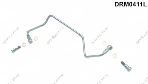 Трубка турбокомпрессора ДВЗ (чорний метал) FORD TURBO OIL FEED PIPE / 1.6 CDTI DR.MOTOR DRM0411L (фото 1)