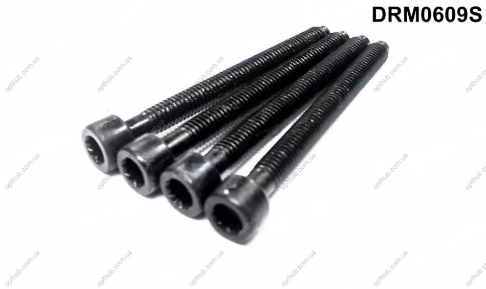 Комплект болтов с головкой системы TORX из черного металла DR.MOTOR DRM0609S (фото 1)