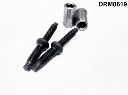 Комплект болтів з головкою системи TORX з чорного металу в наборі з гайками PSA / FORD C4, C5, EXPERT DR.MOTOR DRM0619