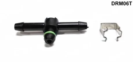 Штуцер пластиковий для паливних шлангів DR.MOTOR DRM06T