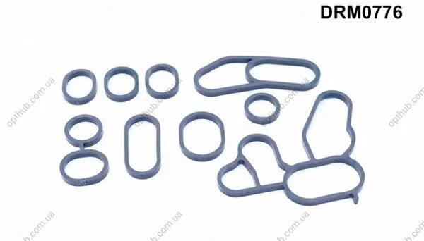 Комплект прокладок гумових OIL COOLER (SET) FIAT/FORD/OPEL 1.3 D PUNTO/COMBO 03 - DR.MOTOR DRM0776 (фото 1)