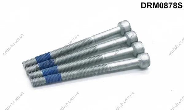 Комплект болтів з головкою системи TORX з чорного металу DR.MOTOR DRM0878S (фото 1)