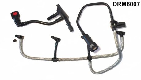 Шланг паливний FORD FORD FOCUS MK2, C-MAX, MONDEO, TRANSIT 1,8 TDCI; 04/2005-->; WITHOUT TEMP. SENSOR; -ua DR.MOTOR DRM6007