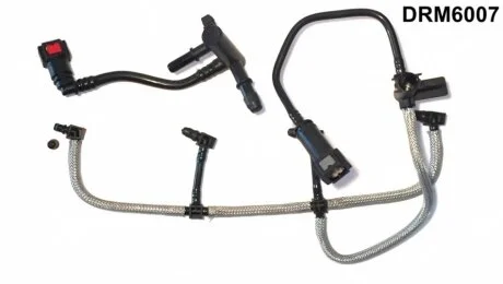 Шланг паливний FORD FORD FOCUS MK2, C-MAX, MONDEO, TRANSIT 1,8 TDCI; 04/2005-->; WITHOUT TEMP. SENSOR; -ua DR.MOTOR DRM6007