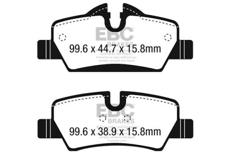 Гальмівні колодки. EBC DP42228R