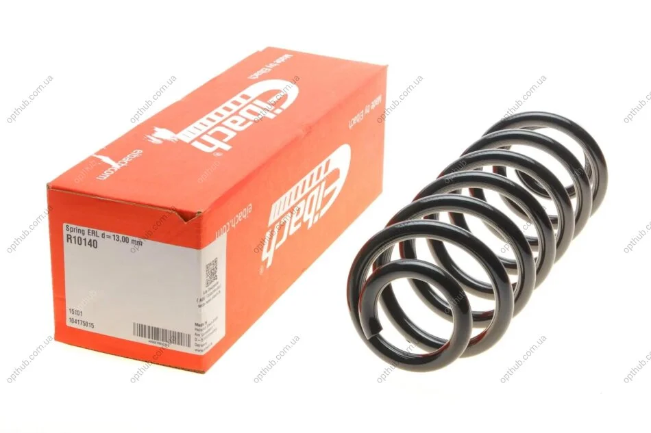 Пружина (задня) VW Passat B6 1.4-1.8TSI/1.6-2.0FSI/1.9-2.0TDI 05-11/Tiguan 07-18 (opt-om) EIBACH R10140 (фото 1)