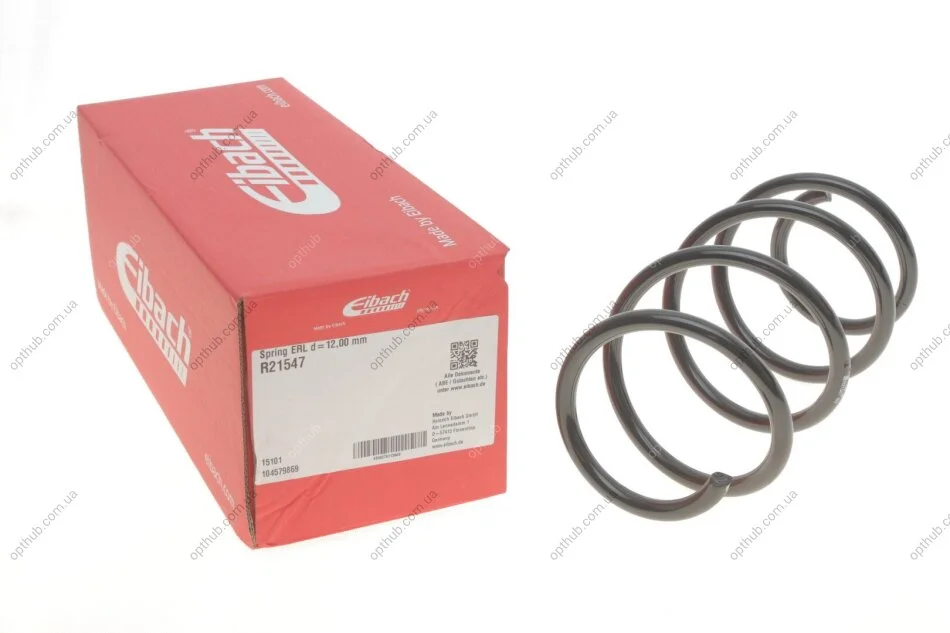 Пружина (передня) VW Passat B8 1.6TDI/1.4TSI 14- (opt-om) EIBACH R21547 (фото 1)