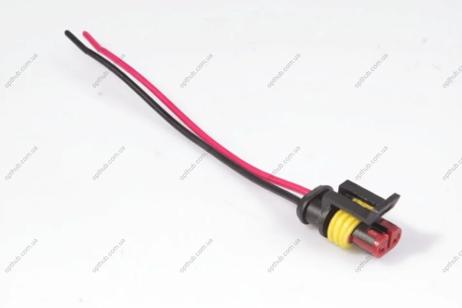 Разъем катушки зажигания Газель,Волга дв.405 (с проводами) (произ-во) Electrotechnics АХ-500 (фото 1)