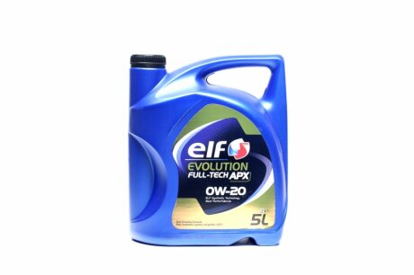 Олива моторна Evolution FULL-TECH APX 0W-20 (Каністра 5л) ELF 206955