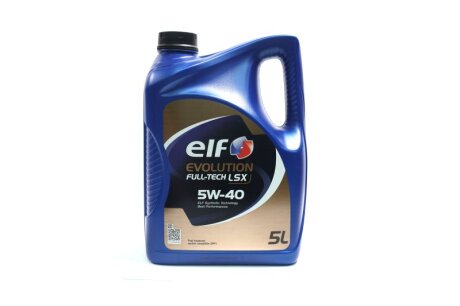Олива моторна Evolution FULL-TECH LSX 5W-40 (Каністра 5л) ELF 213922