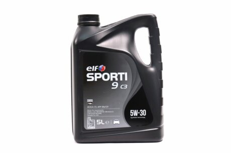 Олива моторна SPORTI 9 C3 5W-30 (Каністра 5л) C.I.U ELF 214249
