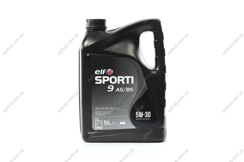 Олива моторна SPORTI 9 A5/B5 5W-30 (Каністра 5л) ELF 214250 (фото 1)