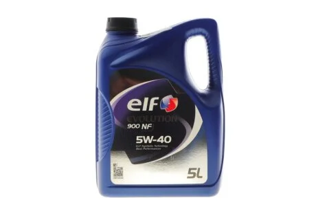 Масло моторн. Evolution 900 NF 5W-40 (Канистра 5л) ELF 216651