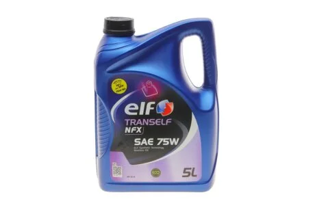 Масло трансмисс. TRANS NFX SAE 75W (Канистра 5л) C.I.U ELF 223530