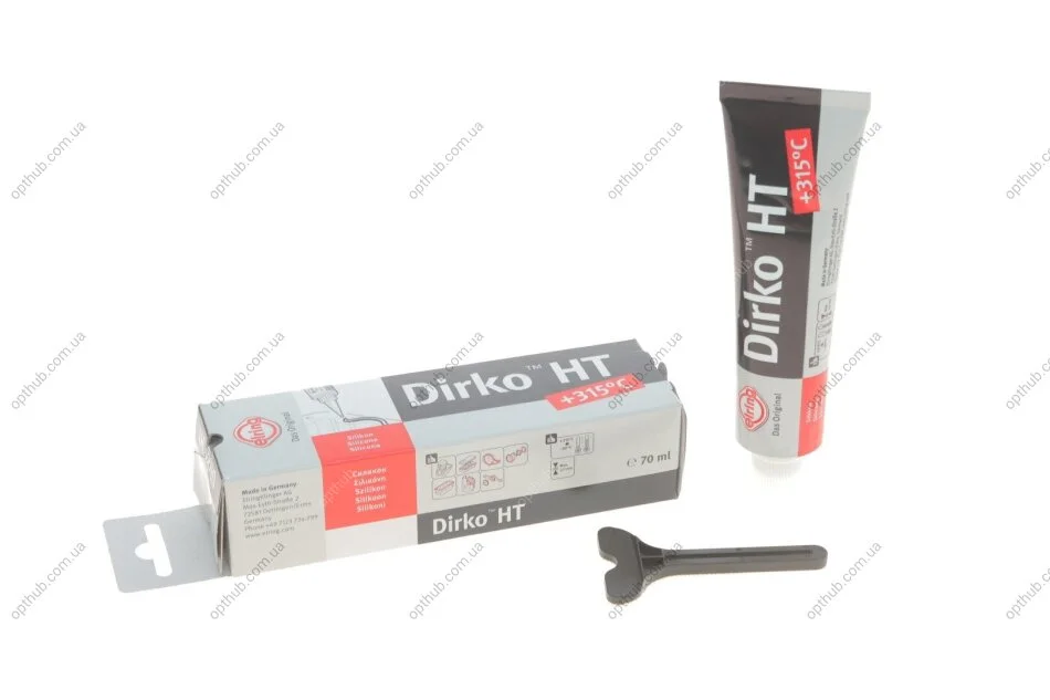 Герметик Dirko HT (-60°C +315°C) 70мл (чорний) UA63 ELRING 006.553 (фото 1)