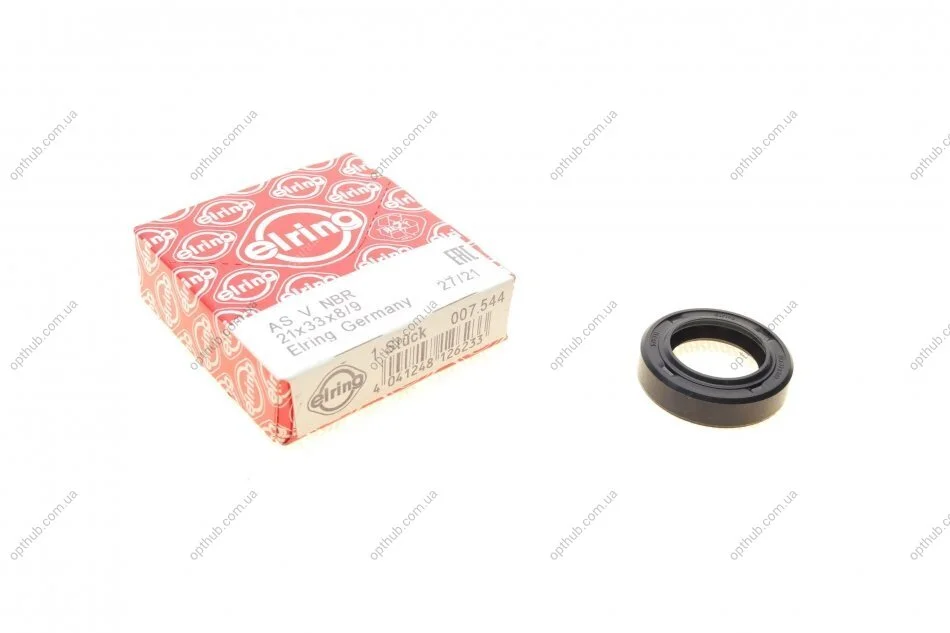 Сальник колонки рульовой MB OM601-602 (21x33x8/9) (opt-om) ELRING 007.544 (фото 1)