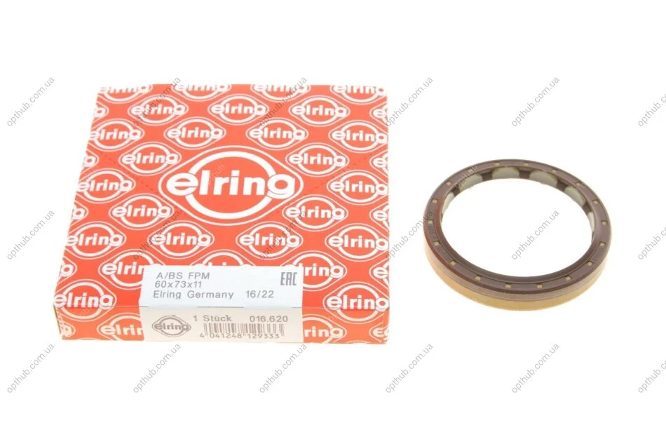 Сальник ступицы 60X73X11/7 MB SPRINTER (пр-во Elring) ELRING 016.620 (фото 1)