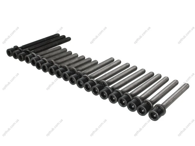 Комплект болтів головки блоку циліндрів VW 2,8/2,9 VR6 AAA/ABV (вир-во Elring) C.I.U ELRING 104.510 (фото 1)
