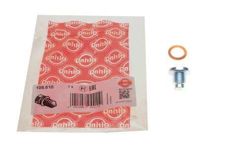 Болт зливу оливи + шайба Mazda 3/6/CX-3/CX-5/MX-5 11- (M14x1.5x16) UA63 ELRING 105.610