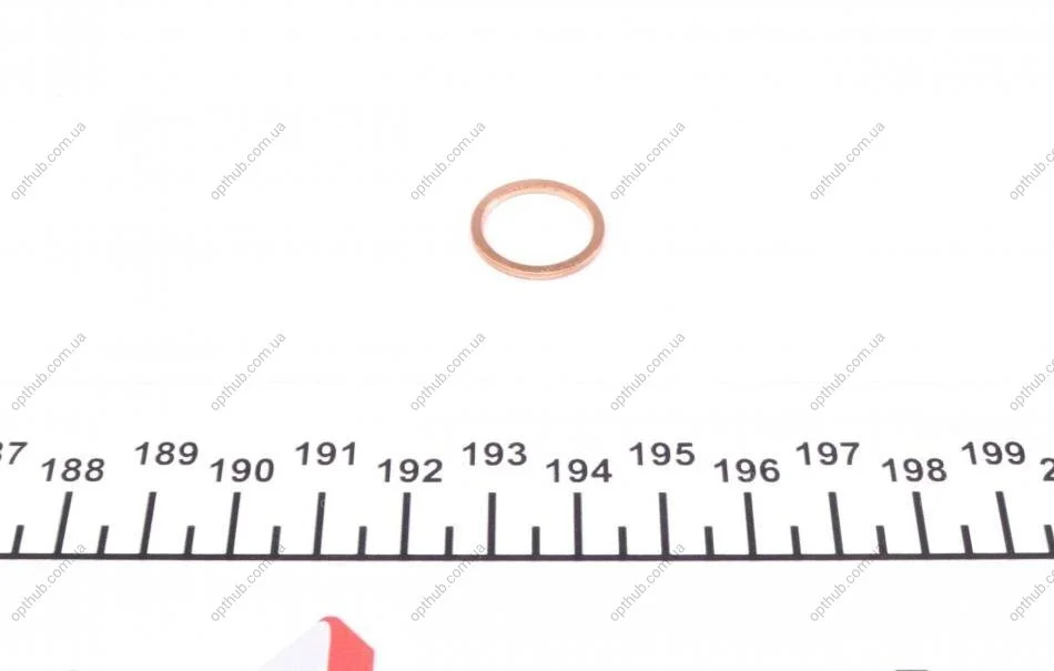 Шайба болта зливу оливи (14x18x1.5) (opt-om) ELRING 114.600 (фото 1)
